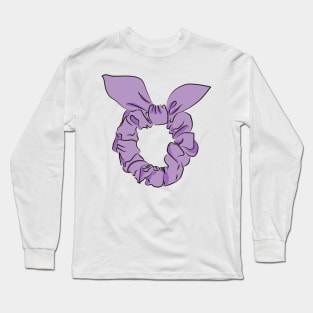 cute hair scrunchie Long Sleeve T-Shirt